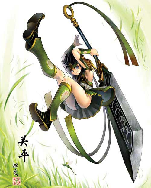 三國無雙武將女體化海報(bào)壁紙