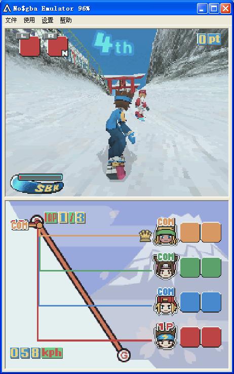 滑雪少年
