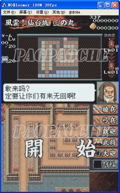 風(fēng)云!大籠城(NDS版)