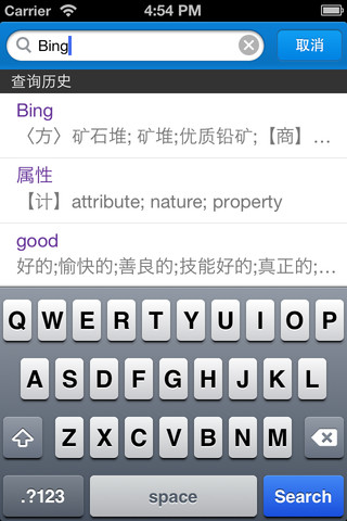 必应词典iphone版