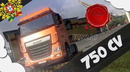 歐洲卡車模擬2 Daf Euro6  750cv馬達(dá)MOD