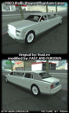 俠盜飛車:圣安地列斯勞斯萊斯加長版MOD