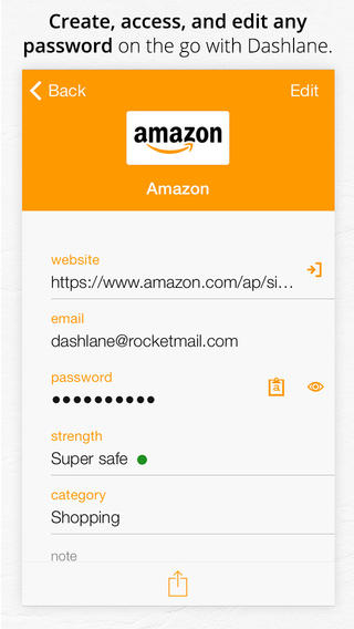 Dashlane iphone/ipad版