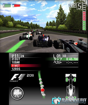 3DS F1方程式賽車2011