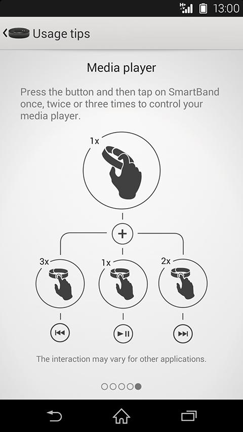 SmartBand SWR10 app