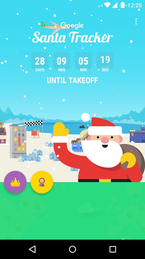 Google Santa Tracker app