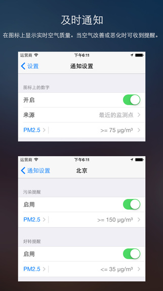 全国空气污染指数查询iphone/ipad版
