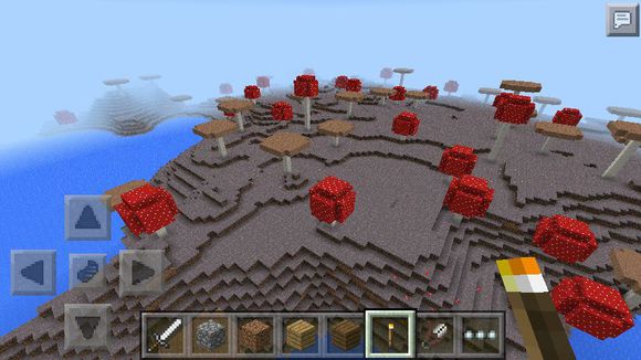 Minecraft pe蘑菇島