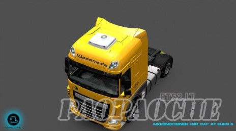歐洲卡車模擬2Daf  XF Euro6車頂空調MOD