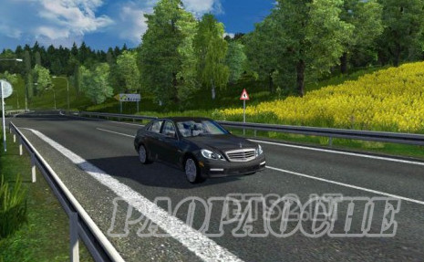 歐洲卡車(chē)模擬2梅賽德斯E63 AMG小車(chē)MOD