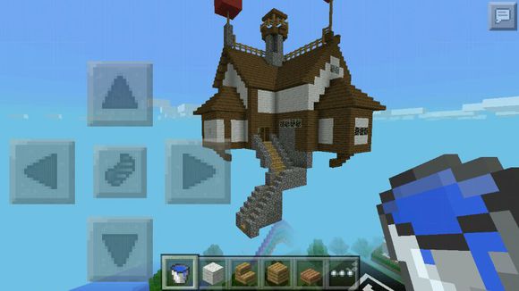 minecraft 空中飞屋制作教程