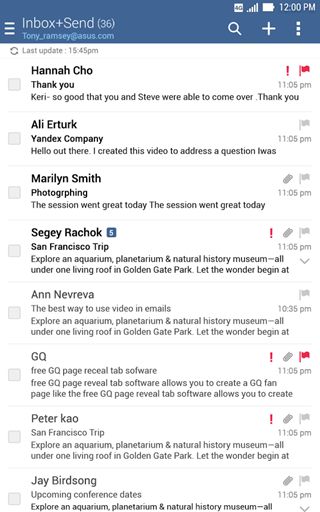 華碩電子郵件(Email)
