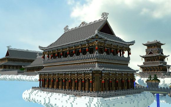 我的世界天玉龍閣 空中建筑存檔