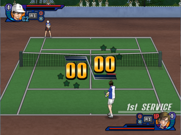 PS2网球王子扣杀一击2