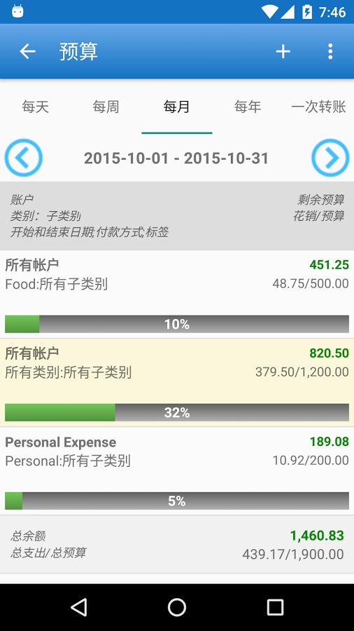 记帐小管家(Expense Manager)