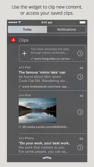 Clips剪贴板iphone/ipad版