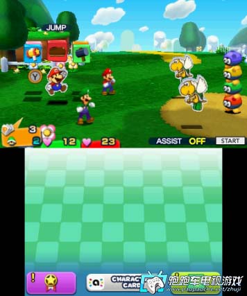 3DS馬里奧與路易基RPG紙片馬里奧