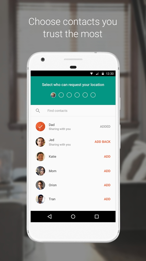 Trusted Contacts