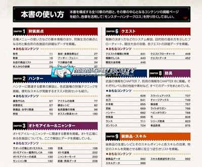 怪物獵人X官方攻略本下載