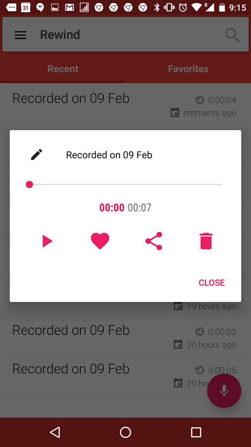 后台录音Rewind