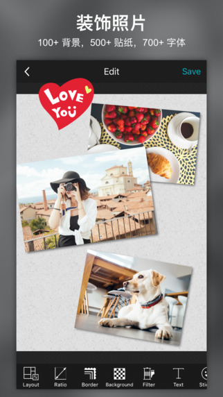 PhotoGrid相片组合iphone/ipad版