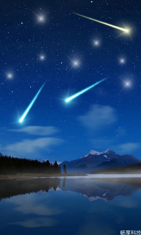流星雨动态墙纸