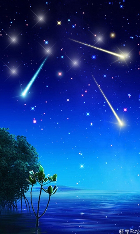 流星雨动态墙纸