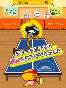 鴨嘴獸乒乓球爭奪戰(ﾒﾛﾝﾊﾟﾝ卓球)