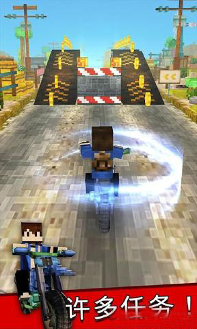 像素摩托車中文破解版(Dirtbike Survival Block Motos)