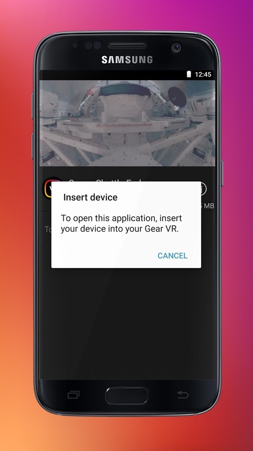 Samsung VR app