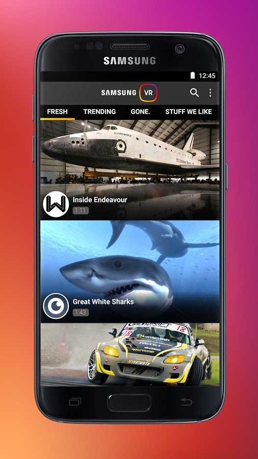 Samsung VR app