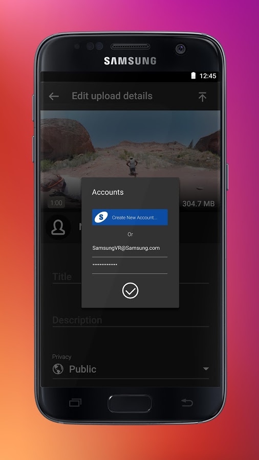 Samsung VR app