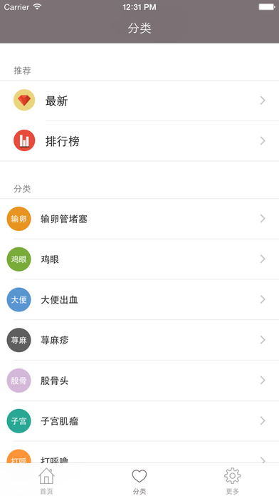 中医疾病大全iphone/ipad版