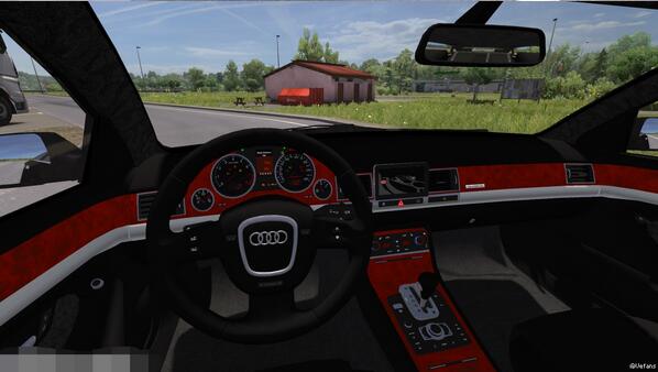 歐洲卡車模擬2v1.28奧迪A8升級(jí)版Mod