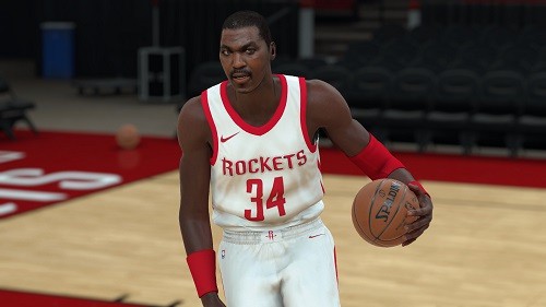 NBA2K18火箭隊名宿大夢奧拉朱旺面補MOD