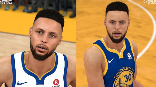 NBA2K18仿真人版萌神庫里MOD