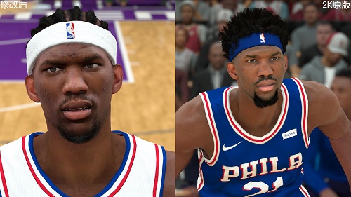 NBA2K18大帝恩比德辮子頭新發(fā)型MOD