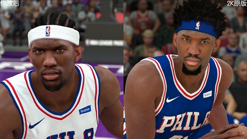 NBA2K18大帝恩比德辮子頭新發(fā)型MOD