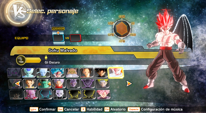 龍珠超宇宙2v1.07黑翼惡魔悟空MOD