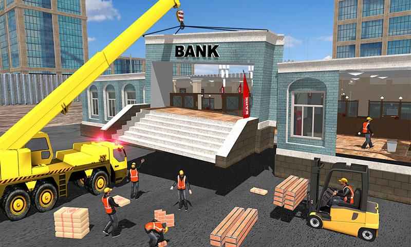 銀行建筑工地模擬(Bank Construction Site)