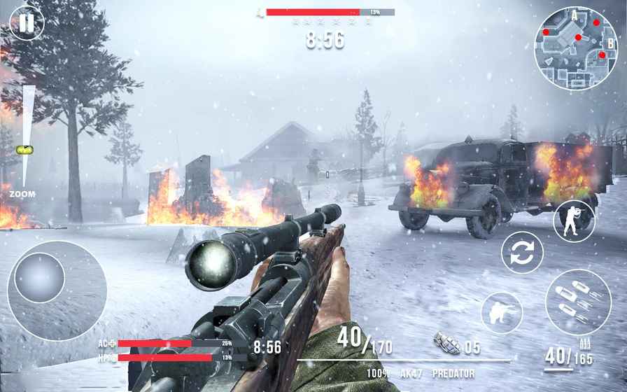 二戰(zhàn)狙擊手召喚無(wú)限鈔票子彈(Call of Sniper WW2)