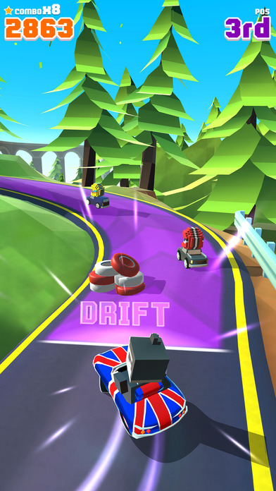 Blocky Racer iPhone/iPad版