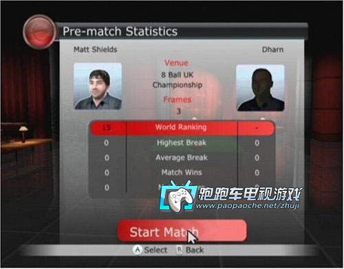 Wii真實(shí)世界斯諾克冠軍賽2008