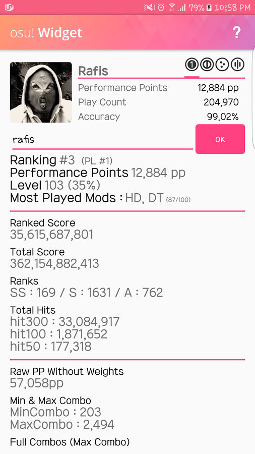 Osu小挂件(osu! widget)