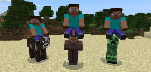 我的世界手机版怪物骑乘mod