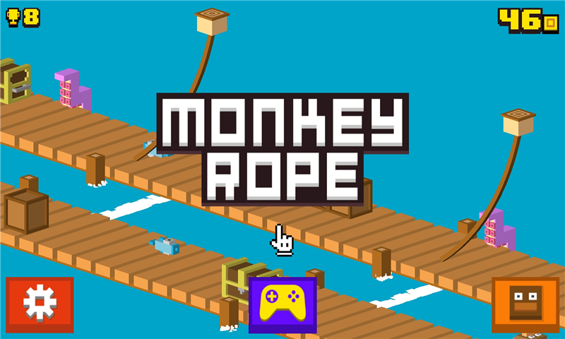 頑猴蕩繩角色解鎖版(Monkey Rope)