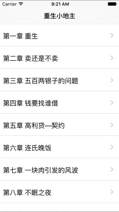 重生小地主小說iphone/ipad版
