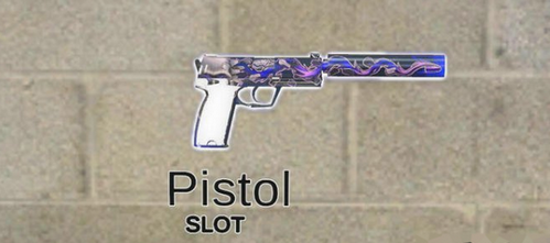 求生之路2 USP-S半自動手槍藍色噴漆版MOD