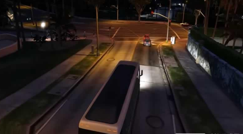夜晚巴士模拟2018无限金币(Night Bus Simulator Pro 2018)