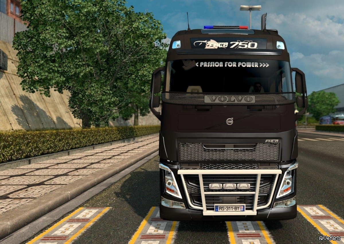 歐洲卡車模擬2沃爾沃2012 8x4卡車底盤Mod